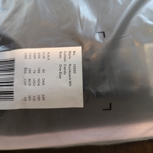 NWT! Rains Backpack Mini W3 in Candy - Picture 4 of 5